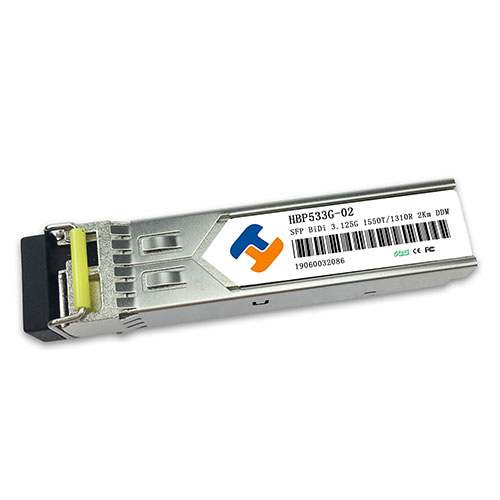 SFP 3.125G 单纤 1550nm TX / 1310nm RX 2km